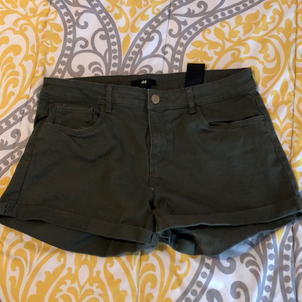 Dark Green Shorts